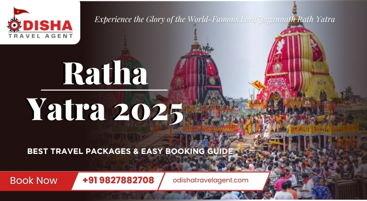 Jagannath Rath Yatra 2025 procession in Puri with travel packages for tourists